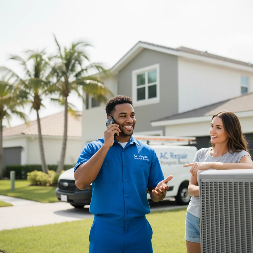 AC Repair Pompano Beach customer support in Palm Bay